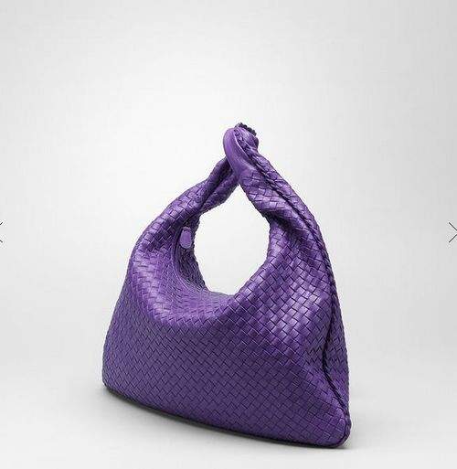 Bottega Veneta Nappa Hobo Lambskin Bag 5091 purple